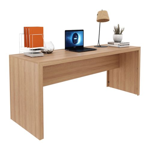 Escrivaninha/Mesa Escritório 180cm Multimóveis CR25266 Amêndoa