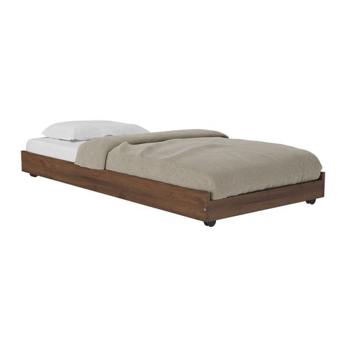 Cama Auxiliar Solteiro para Colchão 78 x 188cm Multimóveis CR35091 Imbuia