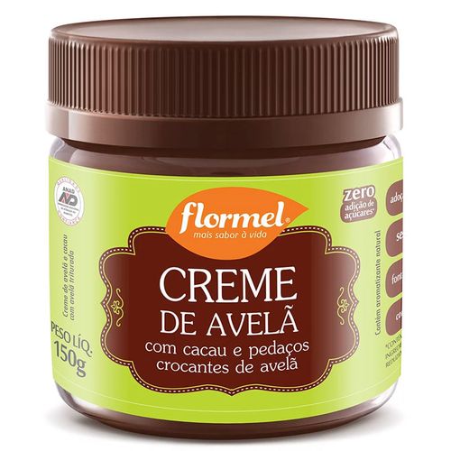 Creme de Avelã Crocante Zero Flormel 150g