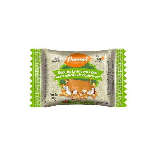 Doce de Leite com Coco Zero Flormel 25g