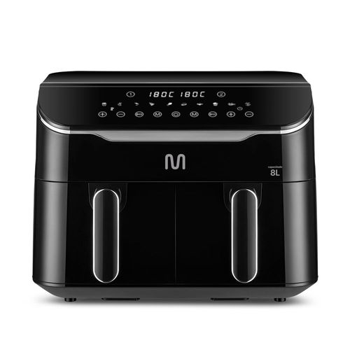 Air Fryer 8L Preta c/ 2 Gavetas 1800w-127v Multi - GO219OUT [Reembalado]