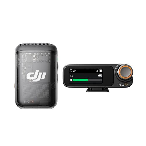 Microfone DJI Mic 2 (1 TX Microfone + 1 RX Receptor) BR - DJI115