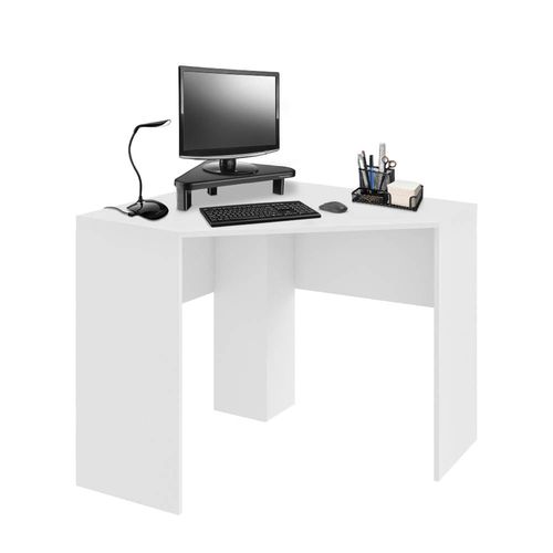 Mesa de Canto para Computador 90x90cm Branco Fosco Multi - EI076OUT [Reembalado]