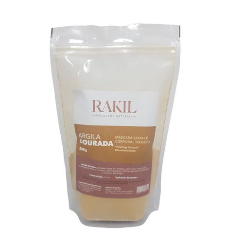 Argila Dourada Zip Lock Rakil  250g