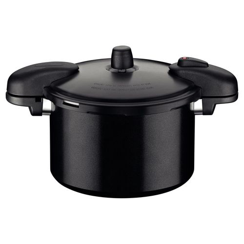 Panela de Pressão Tramontina Valência Black 7 L 24 cm em Alumínio com Revestimento Cerâmico