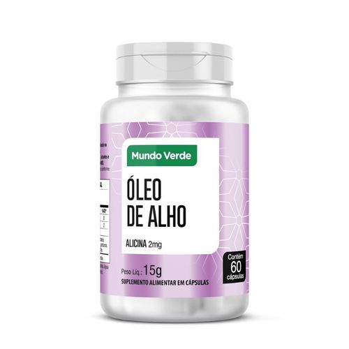 Óleo de Alho Mundo Verde 60caps