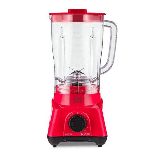 Liquidificador Turbo vermelho 650w-127v  Multi Home - LQ653