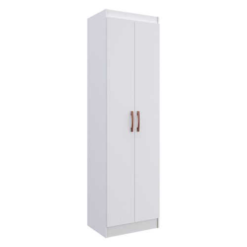 Guarda-Roupas Solteiro 2 Portas Multimóveis CR35217 Branco