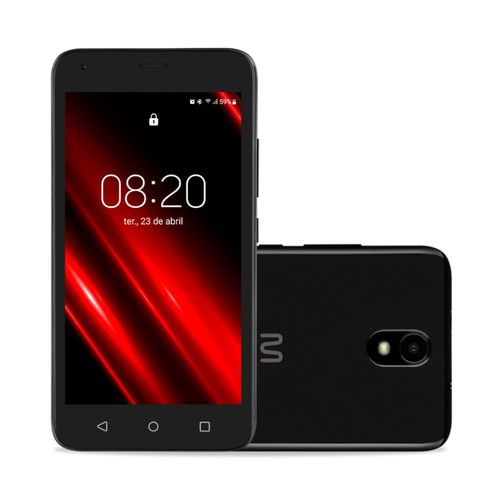 Smartphone Multi E Pro 4G 32GB Wi-Fi 5 pol Dual Chip Android 11 (Go edition) Quad Core Preto - P9150OUT [Reembalado]