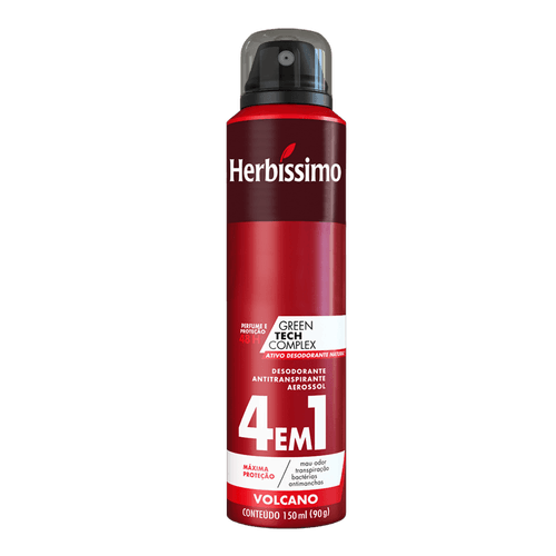 Desodorante Aerosol Antitranspirante Herbissimo Volcano 150Ml