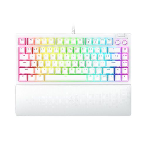 Teclado BlackWidow V4 75% Branco Razer - RZ0305001700