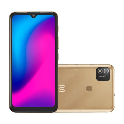 Smartphone Multilaser G 2 4G 32GB  Tela HD 6.1 pol. Dual Chip 2GB RAM Câmera 8MP + 5MP Android 11 - Dourado - P9155OUT [Reembalado]