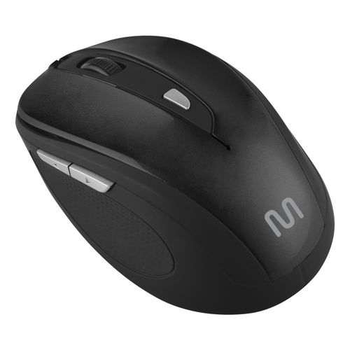 Mouse Com Fio Comfort Conexão USB 1600dpi Ajustável Cabo de 130cm 6 Botões Textura Emborrachada Preto - MO241OUT [Reembalado]