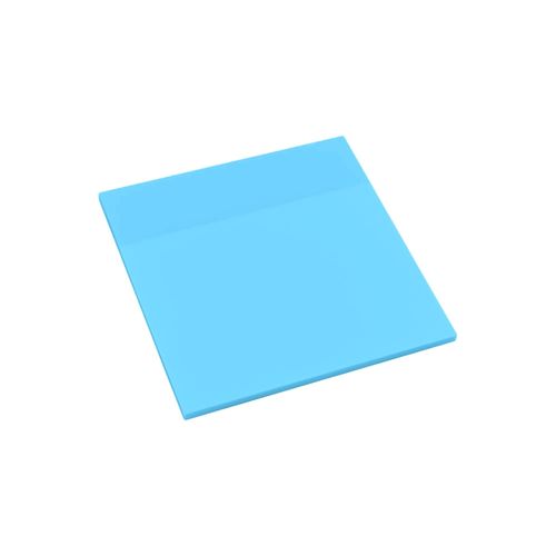 Bloco Adesivo Pet Azul Pastel Transparente 75x75mm 50 Folhas Keep - EI151OUT [Reembalado]