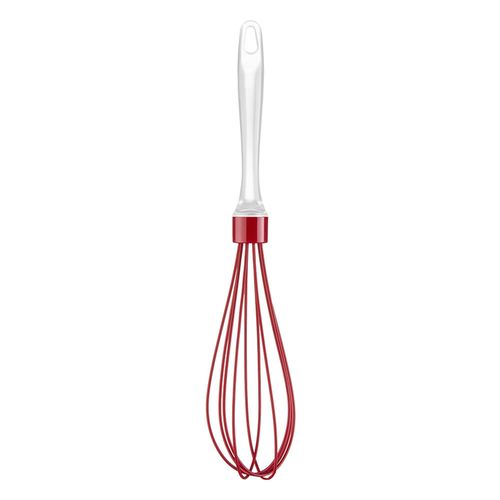 Bate Clara Silicone Cabo Acrílico Vermelho Up Home - UD179OUT [Reembalado]