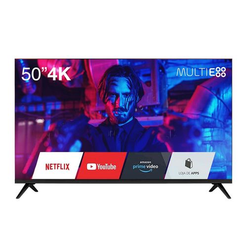 Tela 50" Multi Experience Smart 4K 3 HDMI 2 USB com Wi-Fi Integrado - TL052OUT [Reembalado]