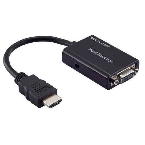 Conversor Hdmi M X Vga F C/ Saida Audio Multilaser - WI293OUT [Reembalado]