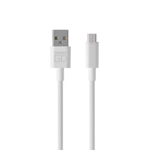 Cabo Micro USB 2M Branco Smartogo – WI439OUT [Reembalado]