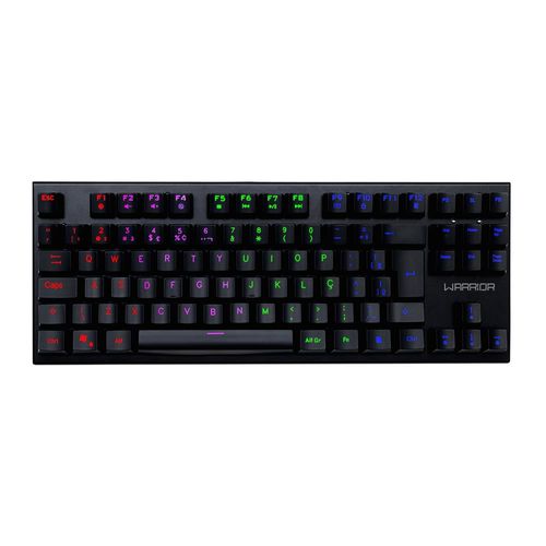 Teclado Gamer Warrior Tero TKL Mecânico Outemu Blue - TC237OUT [Reembalado]