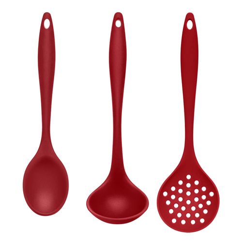 Kit Para Servir de Silicone Vermelho Up Home - UD113OUT [Reembalado]