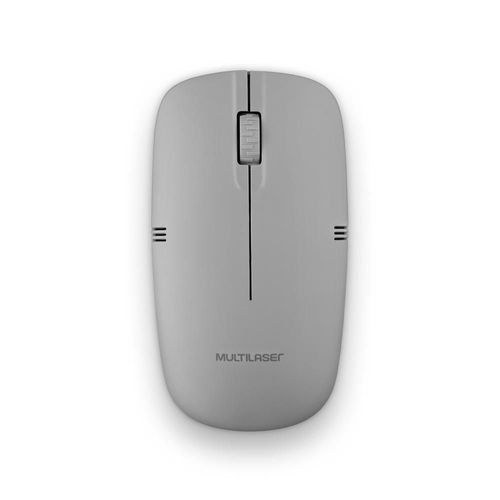 Mouse Sem Fio Light Conexão Usb 1200dpi 3 Botões Design Slim Cinza - MO287OUT [Reembalado]