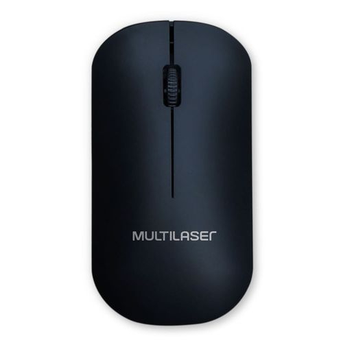 Mouse Sem Fio Slim Box Conexão Usb 1200dpi 3 Botões Box Preto - MO307OUT [Reembalado]