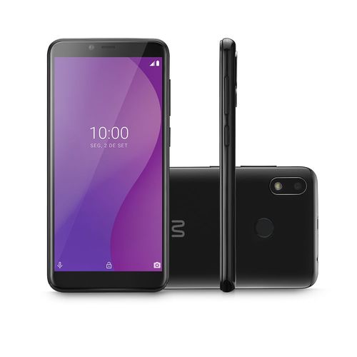 Smartphone Multilaser G 4G 32GB Wi-Fi Tela HD+ 5.5 pol. Dual Chip 1GB RAM Câmera 5MP + Selfie 5MP Android 9 - Preto - P9132OUT [Reembalado]