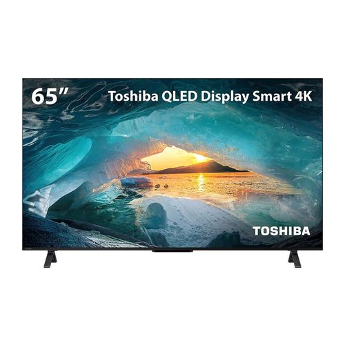 Smart TV QLED 65" 4K Superslim Toshiba 65M550MS VIDAA 3 HDMI 2 USB Wi-Fi - TB027MOUT [Reembalado]