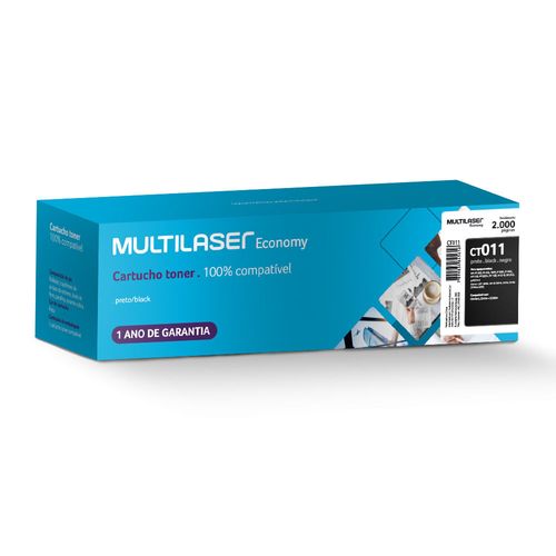 Cartucho Toner Compativel c/ HP 285/435/436 Universal Multilaser - CT011OUT [Reembalado]