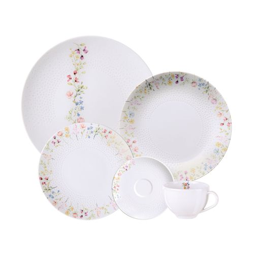 Aparelho de Jantar Tramontina Artemis em Porcelana Decorada 30 Peças