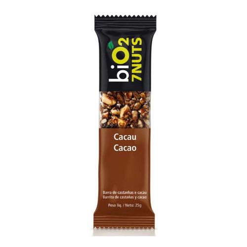 Barra 7Nuts Castanha e Cacau 25g - BiO2