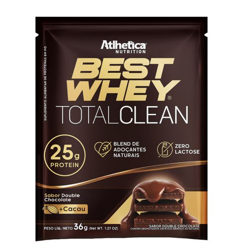 Best Whey Total Clean Double Chocolate Atlhetica 36g