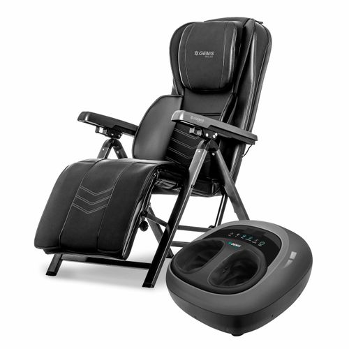 Poltrona de Massagem Flex com Aquecimento e Massageador para pés Foot Zen Genis Relax